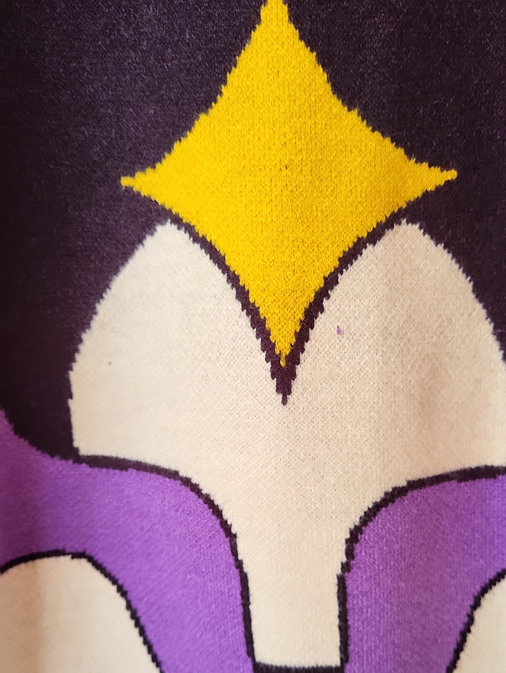✨️ NWT Cosmic Intarsia Short Sleeved Sweater - Picture 4 of 10